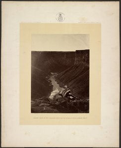 Gran Cañón del Río Colorado, desembocadura del Kanab Wash, mirando al oeste de William H. Bell