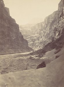 Gran Cañón del Río Colorado, Boca de Kanab Wash, mirando al oeste, 1872 de William H. Bell