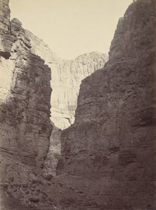 Paredes de Piedra Caliza, Kanab Wash, Río Colorado, 1872 de William H. Bell