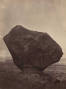 Roca encaramada, Rocker Creek, Arizona, 1872 de William H. Bell