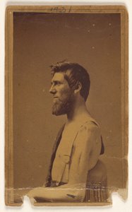 [Víctima de la Guerra Civil no identificada de perfil, sentada] de William H. Bell