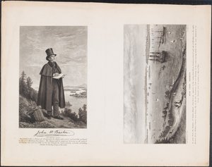A. John W. Barber; B. Puerto de Nueva York, c.1849 (grabado) de William H. Dougal