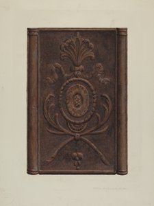 Estufa y plato alemán de Pensilvania, c. 1939 de William H Edwards