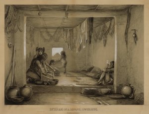 Interior de una vivienda Hopi