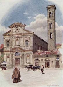 Todos los Santos, Florencia (litografia en color) de William H. Parkinson