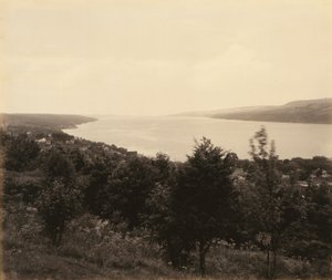 Seneca Lake y Watkins Glen, para el ferrocarril Lehigh Valley de William H. Rau