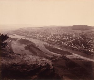 Towanda desde Table Rock, para el ferrocarril Lehigh Valley