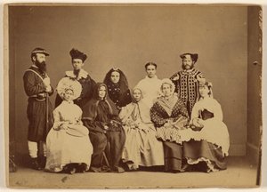 Masquerade Picture 18 de febrero de 1868 - Friendship Hall Phila. de William H. Rhoades