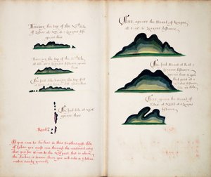 Vistas de Isla Lobos y montañas de William Hack