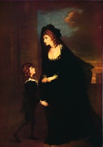 La Sra. Siddons y su hijo en la tragedia de Isabella, 1784