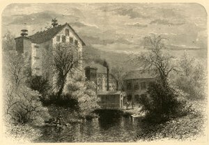 Molinos en el Río Blackstone de William Hamilton Gibson