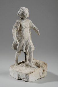 Maqueta para Figura de una niña corriendo de William Hamo Thornycroft