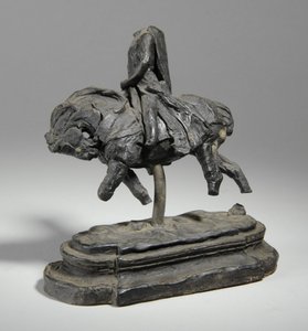 Maqueta para una estatua ecuestre de Eduardo I, c.1893 de William Hamo Thornycroft