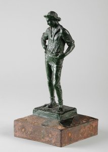 El segador, c.1884 (cera) de William Hamo Thornycroft