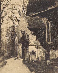 Pórtico de la iglesia, Earlham, cerca de Norwich, 1857 de William Harcourt Ranking