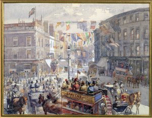 El Jubileo, Kensington High Street, Londres, 1901 de William Harding Collingwood Smith