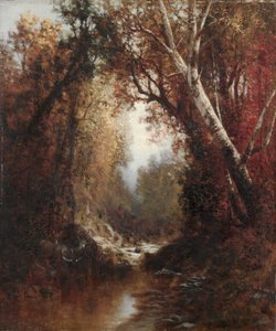 Escena de otoño en Adirondacks de William Hart