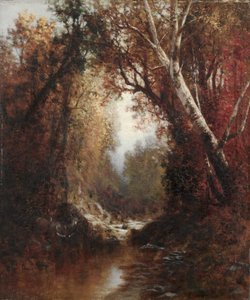 Escena de otoño en los Adirondacks, 1877 de William Hart