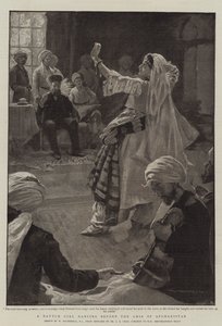 Una bailarina Nautch ante el Amir de Afganistán de William Hatherell