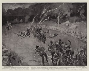 Una experiencia única en el ejército británico, un regimiento alcanzado por un rayo mientras marchaba de William Hatherell