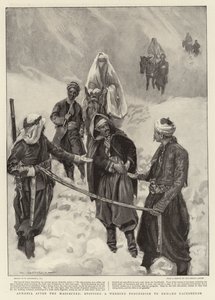 Armenia después de las Masacres, deteniendo una Procesión de Boda para exigir Backsheesh de William Hatherell