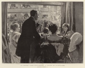 En el Pantomima de Drury Lane, una visión del país de las hadas
