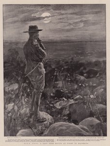 La vigilia de B-P, una última mirada nocturna en Mafeking de William Hatherell