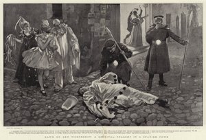 Amanecer en el Miércoles de Ceniza, una tragedia de carnaval en una ciudad española