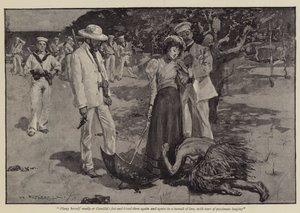 Ilustración para Un triunfo de la civilización, de Grant Allen