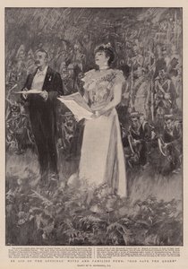 En ayuda del Fondo de Esposas y Familias de Oficiales, Dios Salve a la Reina de William Hatherell