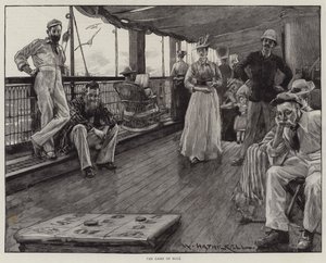 Vida en el mar en un transatlántico australiano