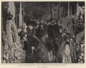 Mirando las coronas en los claustros de San Jorge, Windsor de William Hatherell