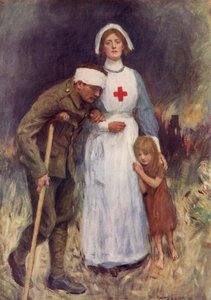 Enfermera de la Cruz Roja en la Primera Guerra Mundial