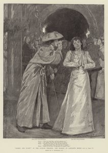 Romeo y Julieta en el Teatro Lyceum, la Máscara en la Casa de los Capuleto, Acto I, Escena V de William Hatherell