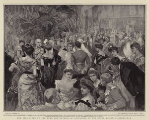 El baile dado por el Duque y la Duquesa de Connaught en el Hospital Real, Kilmainham de William Hatherell