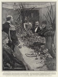 La Cena del Rey a bordo del Yate Real Victoria y Albert