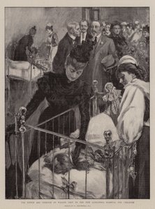 Visita del Príncipe y la Princesa de Gales al Nuevo Hospital Alexandra para Niños de William Hatherell