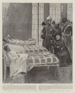 La Reina en Netley, Su Majestad visitando a los Enfermos y Heridos del Sudán