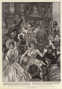 El Renacimiento de las Celebraciones del Primero de Mayo, la Procesión en Hoxton de William Hatherell