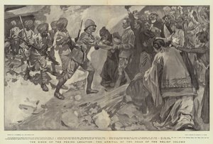 El Asedio de la Legación de Pekín, la Llegada del Jefe de la Columna de Socorro de William Hatherell