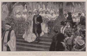 La boda del Conde de Crewe y Lady Margaret Primrose en la Abadía de Westminster