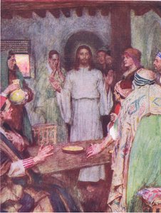 Entonces vino Jesús y se puso en medio, de La Historia de la Biblia publicada por Hodder & Stoughton, c.1930