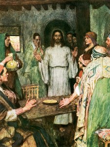 Entonces vino Jesús y se puso en medio de ellos de William Hatherell