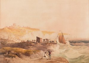 Dover, fecha desconocida (acuarela y lápiz sobre papel) de William Havell