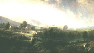 Paestum, Campania de William Havell