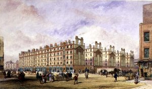 Viviendas de Artesanos, Petticoat Square, Londres de William Haywood