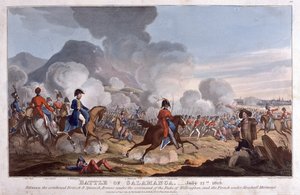 Batalla de Salamanca el 22 de julio de 1812, publicada en 1821 (aguafuerte)