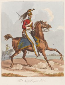 Primeros Dragones de la Guardia del Rey, 1820 de William Heath