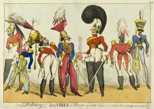 Dandis militares o héroes de 1818 de William Heath
