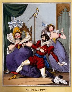 Necesidad, c.1818 de William Heath